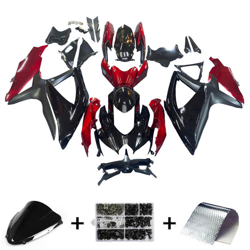 2008-2010 Suzuki GSXR 600/750 K8 Amotopart Injection Fairing Kit Bodywork Plastic ABS #115