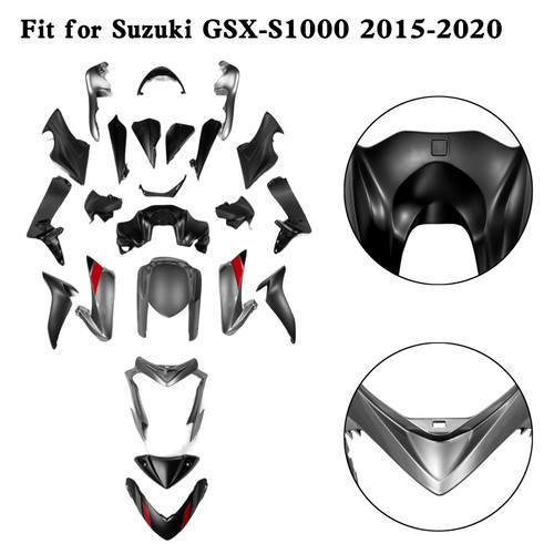 Injection Plastic Bodywork Fairing Kit for Suzuki GSX-S 1000 GSXS 2015-2020 2#
