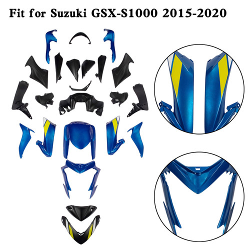 Injection Plastic Bodywork Fairing Kit for Suzuki GSX-S 1000 GSXS 2015-2020 3#