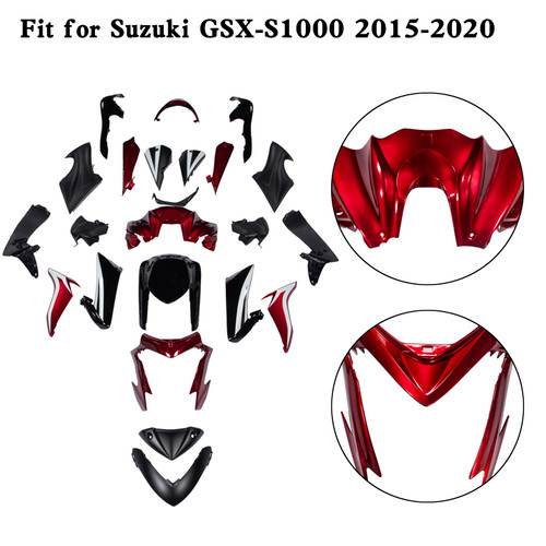 Injection Plastic Bodywork Fairing Kit for Suzuki GSX-S 1000 GSXS 2015-2020 11#