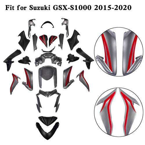 Injection Plastic Bodywork Fairing Kit for Suzuki GSX-S 1000 GSXS 2015-2020 12#