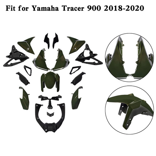 Injection ABS Plastic Bodywork Fairing Kit for Yamaha Tracer 900 2018-2020 5#