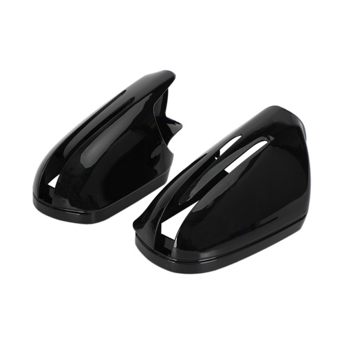 Pair Rearview Mirror Cover Gloss for Benz CLS CLC SL SLK Class 2006-2013 Black Pair Rearview Mirror Cover Gloss for Benz CLS CLC SL SLK Class 2006-2013 Black