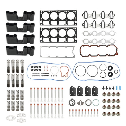 2005-2006 GMC Sierra 1500 5.3L 5328CC 325CID V8 ELECTRIC/GAS OHV 16 Valve AFM Lifter Replacement Kit Head Gasket Set Head Bolts Lifters Guides Generic