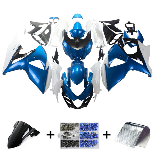 2009-2016 Suzuki GSXR1000 K9 Amotopart Injection Fairing Kit Bodywork Plastic ABS #110