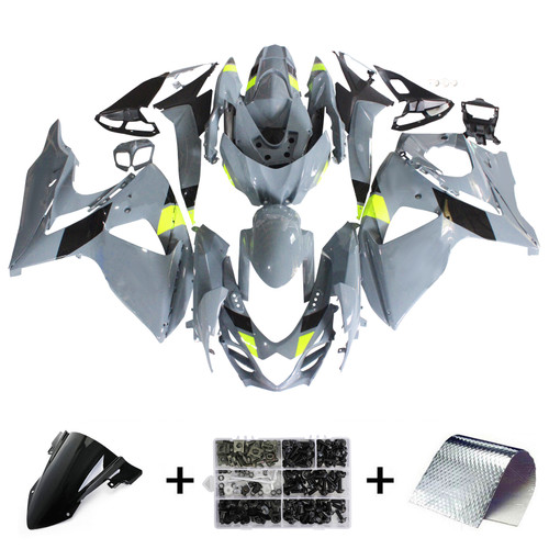 2009-2016 Suzuki GSXR1000 K9 Amotopart Injection Fairing Kit Bodywork Plastic ABS #121