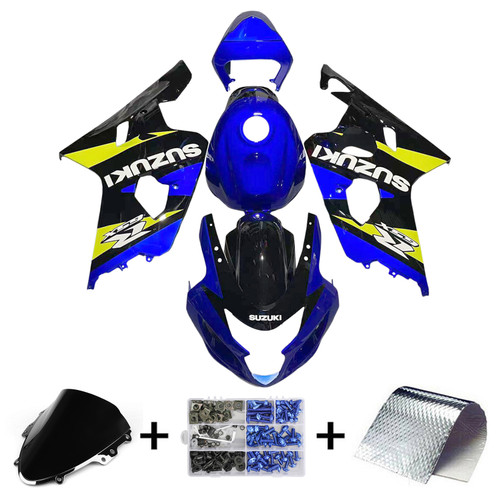 Injection Fairing Kit Bodywork Plastic ABS For Suzuki GSXR 600/750 2004-2005 K4 #115
