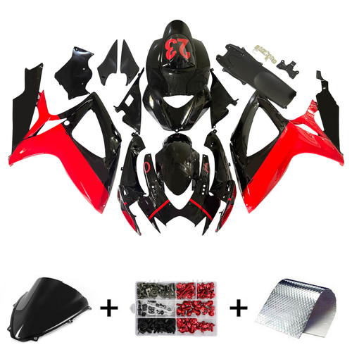 2006-2007 Suzuki GSXR 600/750 K6 Amotopart Injection Fairing Kit Bodywork Plastic ABS #108