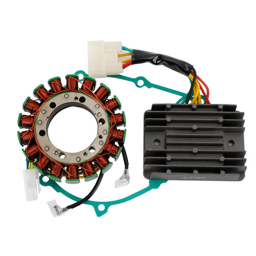 Magneto Stator+Voltage Rectifier+Gasket For Kawasaki Ninja ZX9R ZX-9R 1998 1999 Magneto Stator+Voltage Rectifier+Gasket For Kawasaki Ninja ZX9R ZX-9R 1998 1999