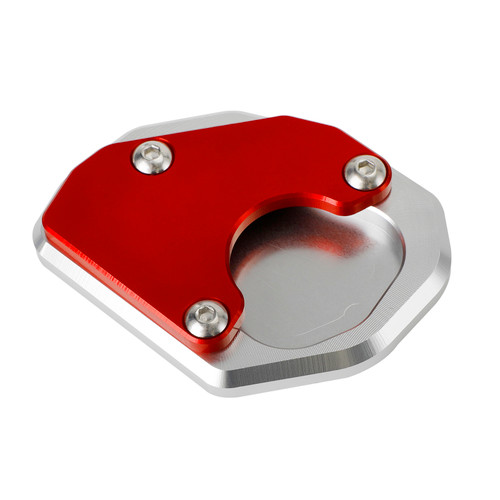 Kickstand Enlarge Plate Pad fit for Trident 660 2021 2022 Red Kickstand Enlarge Plate Pad fit for Trident 660 2021 2022 Red