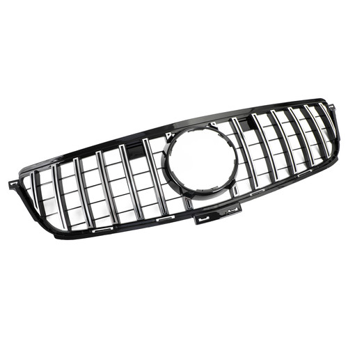 2012-2015 Mercedes Benz W166 ML-Class ML300 ML320 ML350 ML400 Chrome Black Front Grille Grill GTR Style Generic