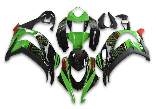 2016-2020 Kawasaki ZX10R Amotopart Injection Fairing Kit Bodywork Plastic ABS  #120