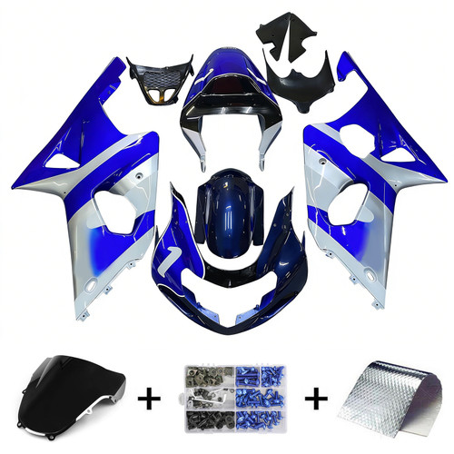 2000-2002 Suzuki GSXR1000 K1 K2 Amotopart Injection Fairing Kit Bodywork Plastic ABS #107
