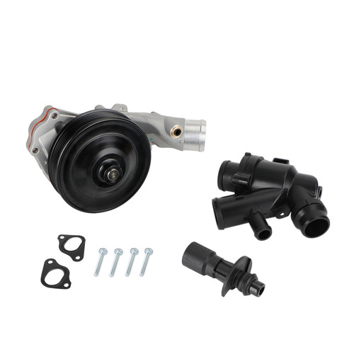 Water Pump w/ Bolts Gaskets Connector + Thermostat Kit for Jaguar Land Rover V8 Water Pump w/ Bolts Gaskets Connector + Thermostat Kit for Jaguar Land Rover V8
