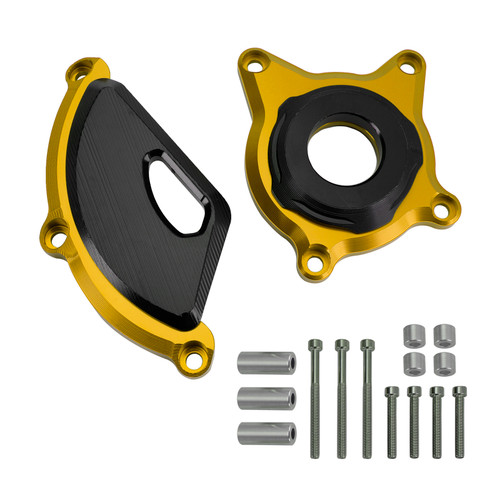 Engine Guards Slider Stator Engine Cover Gold For Kawasaki Z900 Rs Cafe 17-23 Engine Guards Slider Stator Engine Cover Gold For Kawasaki Z900 Rs Cafe 17-23