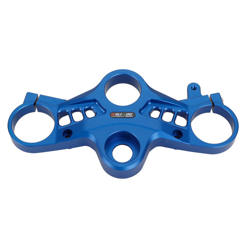 Aluminum Upper Front Top Triple Tree Clamp For Yamaha YZF-R7 2021-2023 Blue Aluminum Upper Front Top Triple Tree Clamp For Yamaha YZF-R7 2021-2023 Blue