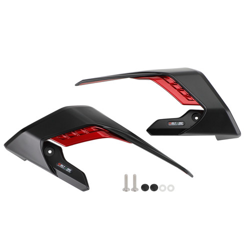 Side Spoilers Aerodynamic Wing Deflector Fairing For Honda CB650R 2019-2023 Red