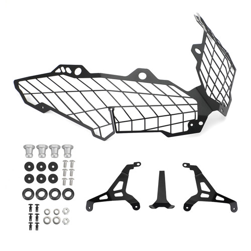 Front Headlight Guard Cover Black Fit For Kawasaki Versys 650 2015-2020 2019 Front Headlight Guard Cover Black Fit For Kawasaki Versys 650 2015-2020 2019