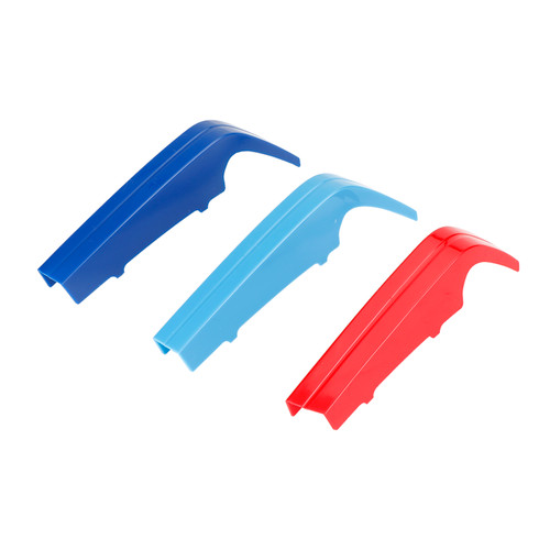Tri-Colour Front Grille Grill Cover Strips Clip Trim for BMW 3 Series 2023 Tri-Colour Front Grille Grill Cover Strips Clip Trim for BMW 3 Series 2023