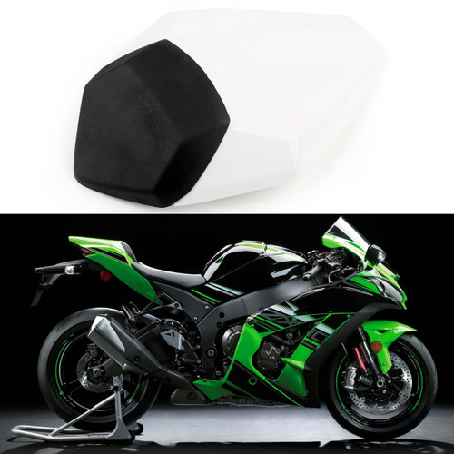 Rear Passenger Single Seat Cover Cowl For Kawasaki Nijia ZX10R ZX10-R 2016-2024  White Generic