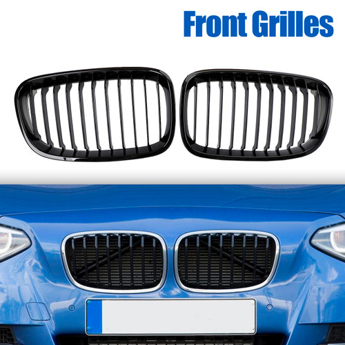 2PCS Front Bumper Kidney Grill Grille Fit BMW 1 Series F20 F21 2012-2014 2PCS Front Bumper Kidney Grill Grille Fit BMW 1 Series F20 F21 2012-2014