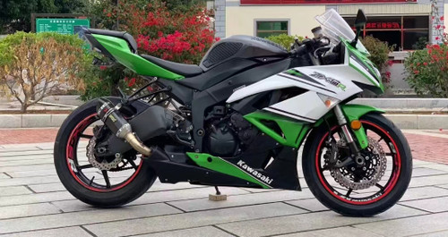 2009-2012 Kawasaki ZX6R 636 Injection Fairing Kit Bodywork Plastic ABS #122 2009-2012 Kawasaki ZX6R 636 Injection Fairing Kit Bodywork Plastic ABS #122