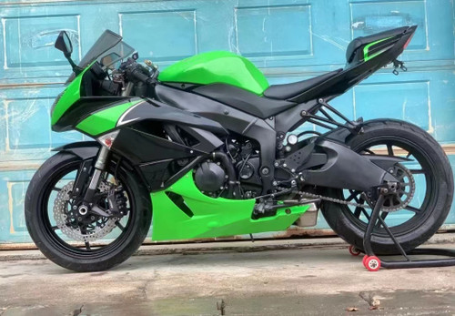 2009-2012 Kawasaki ZX6R 636 Injection Fairing Kit Bodywork Plastic ABS #125 Amotopart Fairing