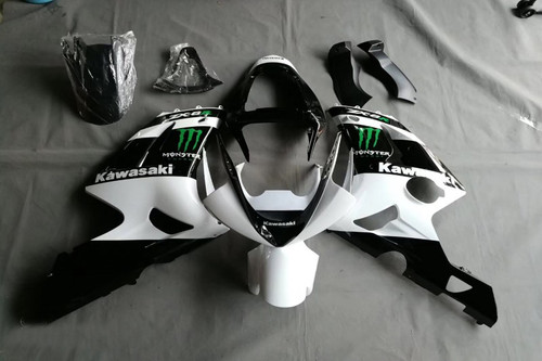 2009-2012 Kawasaki ZX6R 636 Injection Fairing Kit Bodywork Plastic ABS #128