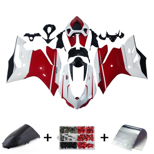 2012-2015 Ducati 1199 899 Injection Fairing Kit Bodywork Plastic ABS #125 Amotopart Fairing