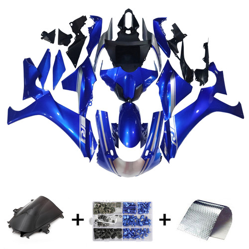 2015-2019 Yamaha YZF 1000 R1 Injection Fairing Kit Bodywork Plastic ABS #127 Amotopart Fairing