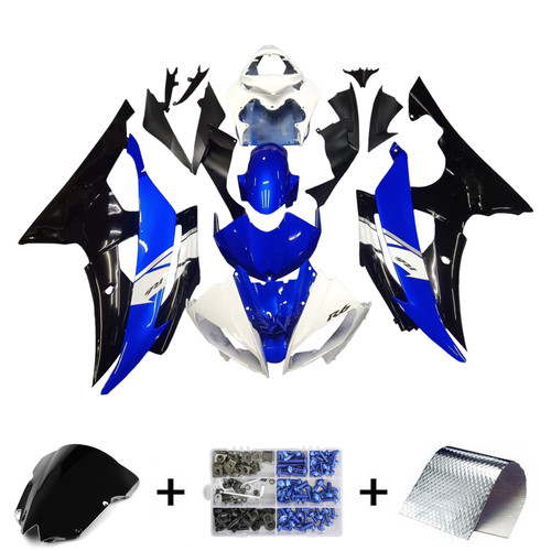 2008-2016 Yamaha YZF 600 R6 Injection Fairing Kit Bodywork Plastic ABS #170