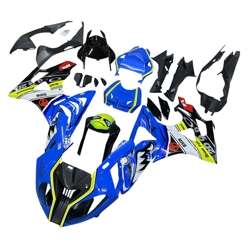 2009-2014 BMW S1000RR Injection Fairing Kit Bodywork Plastic ABS #102 Amotopart Fairing 