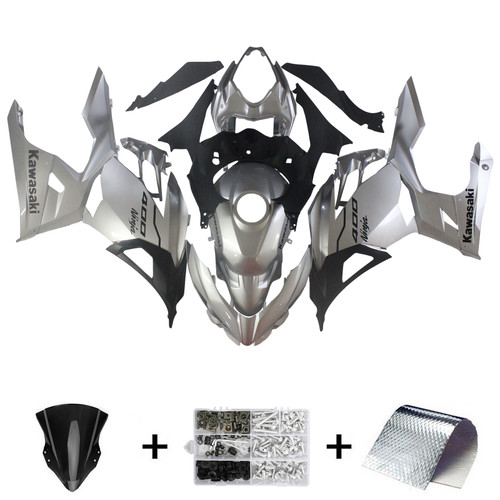 2018-2023 Kawasaki EX400/Ninja400 Injection Fairing Kit Bodywork Plastic ABS #158 2018-2023 Kawasaki EX400/Ninja400 Injection Fairing Kit Bodywork Plastic ABS #158