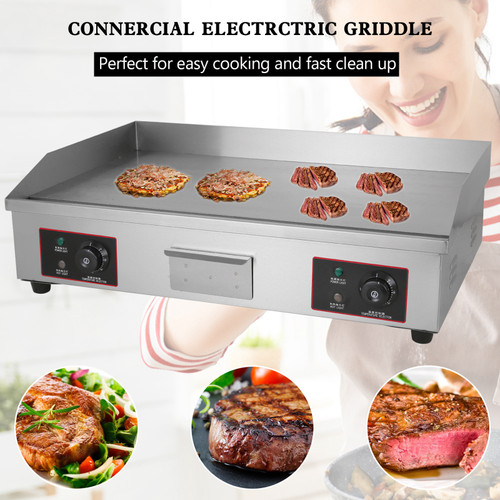 30" Commercial Electric Griddle Countertop Griddle Grill Countertop Grill 4400W
