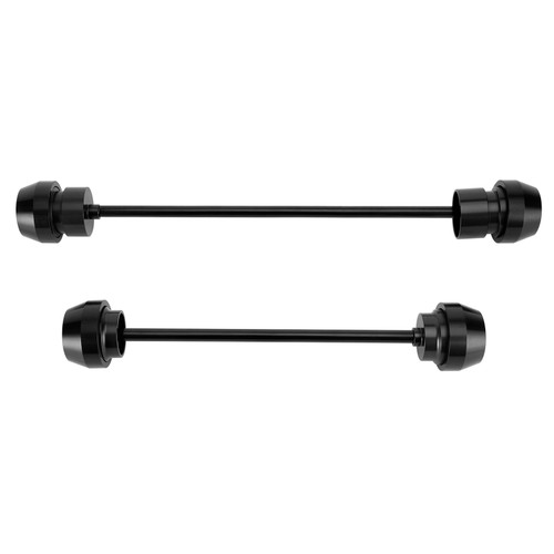 Front Rear Axle Fork Wheel Slider Cnc Black Fits For Yamaha Yzf-R7 Yzf R7 21-23
