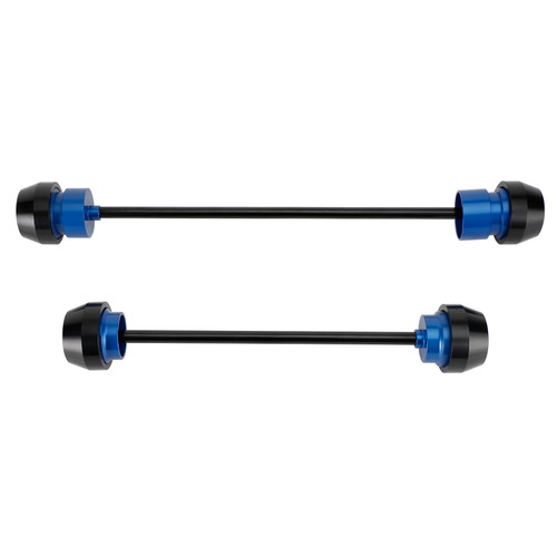 Front Rear Axle Fork Wheel Slider Cnc Blue Fits For Yamaha Yzf-R7 Yzf R7 21-23