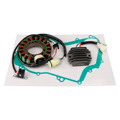 Magneto Stator + Voltage Rectifier + Gasket For Yamaha Kodiak 400 YFM400 1999 Magneto Stator + Voltage Rectifier + Gasket For Yamaha Kodiak 400 YFM400 1999