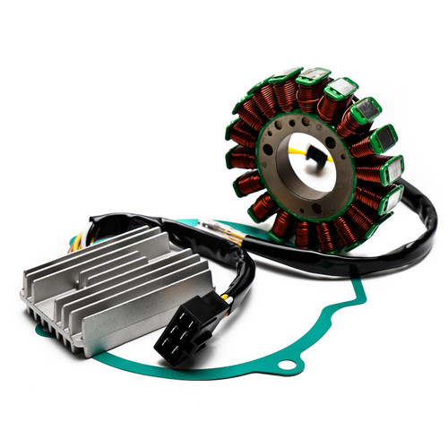 Magneto Stator + Voltage Rectifier + Gasket For Kawasaki ZR550 Zephyr 500 95-98 Magneto Stator + Voltage Rectifier + Gasket For Kawasaki ZR550 Zephyr 500 95-98