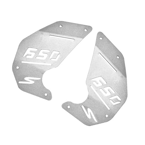 Engine Cover Plate Side Panel Silver For Kawasaki Vulcan S En Vn650 15-22 Cafe Engine Cover Plate Side Panel Silver For Kawasaki Vulcan S En Vn650 15-22 Cafe