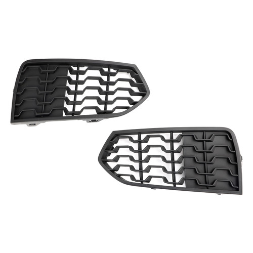 2PCS Front Bumper M Fog Light Grilles Grill Fit BMW F22 F23 2012-2017