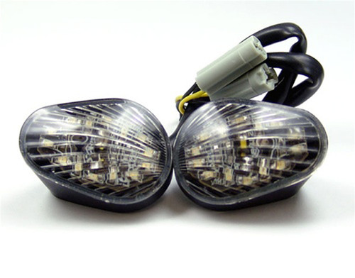Clear Turn Signals For Yamaha YZF R6 R6S Flush Mount 2003-2007, Clear Clear Turn Signals For Yamaha YZF R6 R6S Flush Mount 2003-2007, Clear