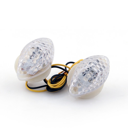 LED Turn Signals Honda CBR 600 1000RR 2004-2013 CBR954 2002-2003 CBR929 F4i F4 Clear LED Turn Signals Honda CBR 600 1000RR 2004-2013 CBR954 2002-2003 CBR929 F4i F4 Clear