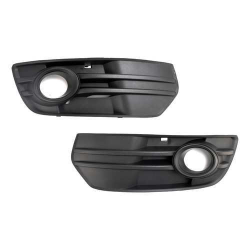 2PCS Front Bumper Grill Fog Light Lamp Covers Trim Fit Audi Q5 2009-2012 2PCS Front Bumper Grill Fog Light Lamp Covers Trim Fit Audi Q5 2009-2012