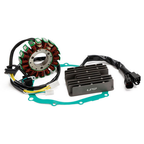 Magneto Stator + Voltage Rectifier + Gasket For Suzuki DL650 V-Strom 650 A 17-22 Magneto Stator + Voltage Rectifier + Gasket For Suzuki DL650 V-Strom 650 A 17-22