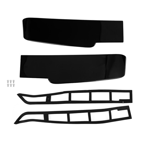Black Premium Barn Door Spoiler Fit VW Transporter T5 T5.1 T6 T6.1 Black Premium Barn Door Spoiler Fit VW Transporter T5 T5.1 T6 T6.1