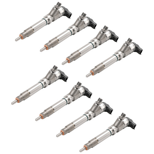 8PCS Fuel Injector 0986435504 Fit GMC Fit Chevy 6.6L Duramax LLY 2004.5-2005