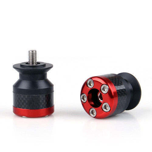 Spools 6MM Carbon Fiber Swingarm Sliders Yamaha, Red Spools 6MM Carbon Fiber Swingarm Sliders Yamaha, Red