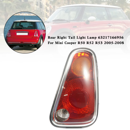 Rear Right Tail Light Lamp 63217166956 For Mini Cooper R50 R52 R53 2005-2008