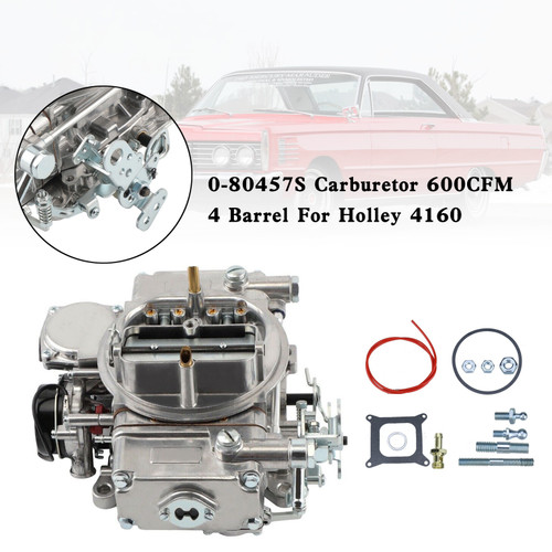 0-80457S Carburetor 600CFM 4 Barrel For Holley 4160 0-80457S Carburetor 600CFM 4 Barrel For Holley 4160