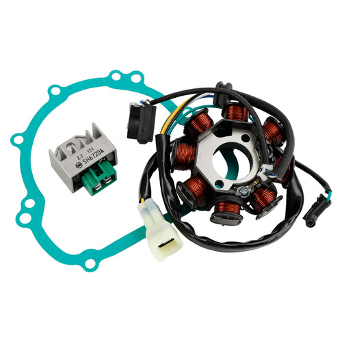 Generator Stator Regulator & Gasket For Kawasaki KLX 150 D-Tracker KLX150H 2016 Generator Stator Regulator & Gasket For Kawasaki KLX 150 D-Tracker KLX150H 2016